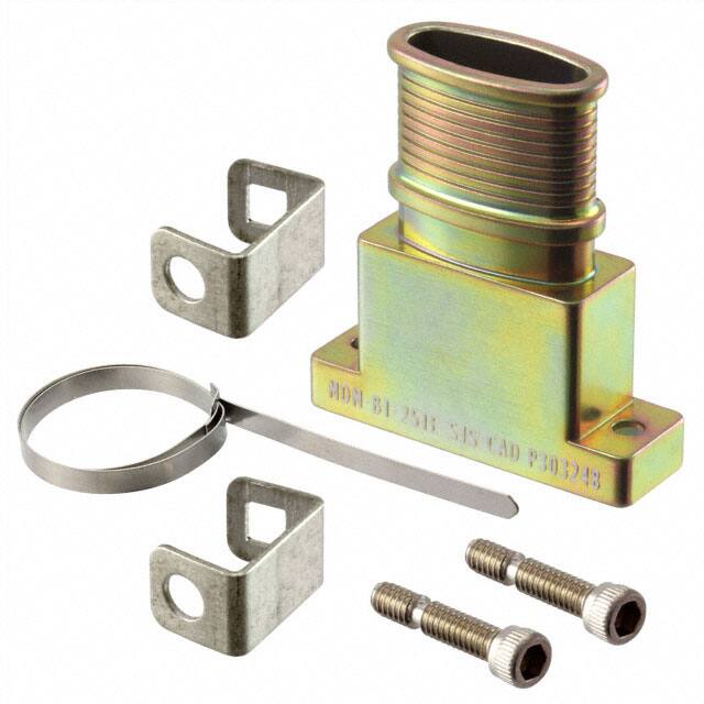 MDM-BT-25TE-SJS-CAD ITT Cannon, LLC  Capots de connecteurs D-Sub en forme de D